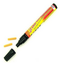 Car scratch repair pen with clear coat applicator