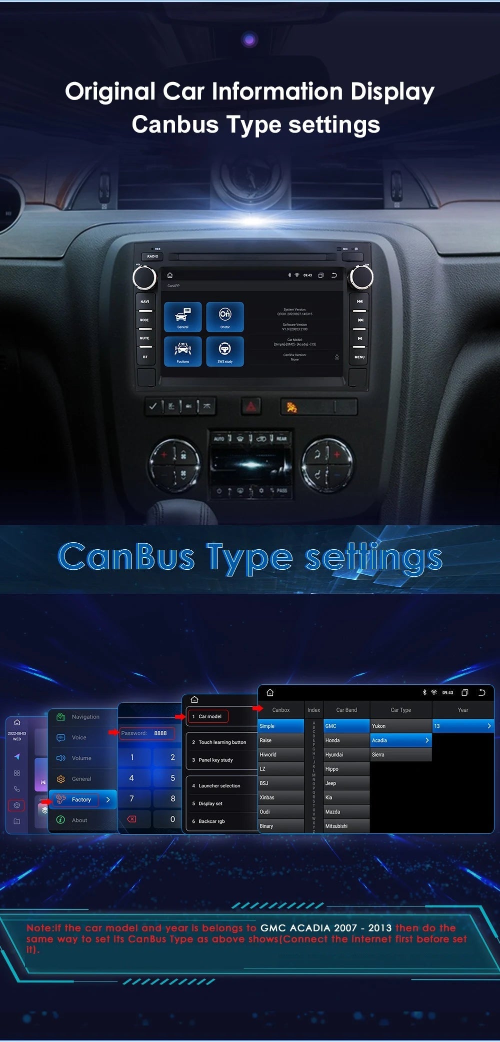 7-Inch Android 13 Touchscreen Car Stereo for Chevy Silverado GMC Sierra - image 43