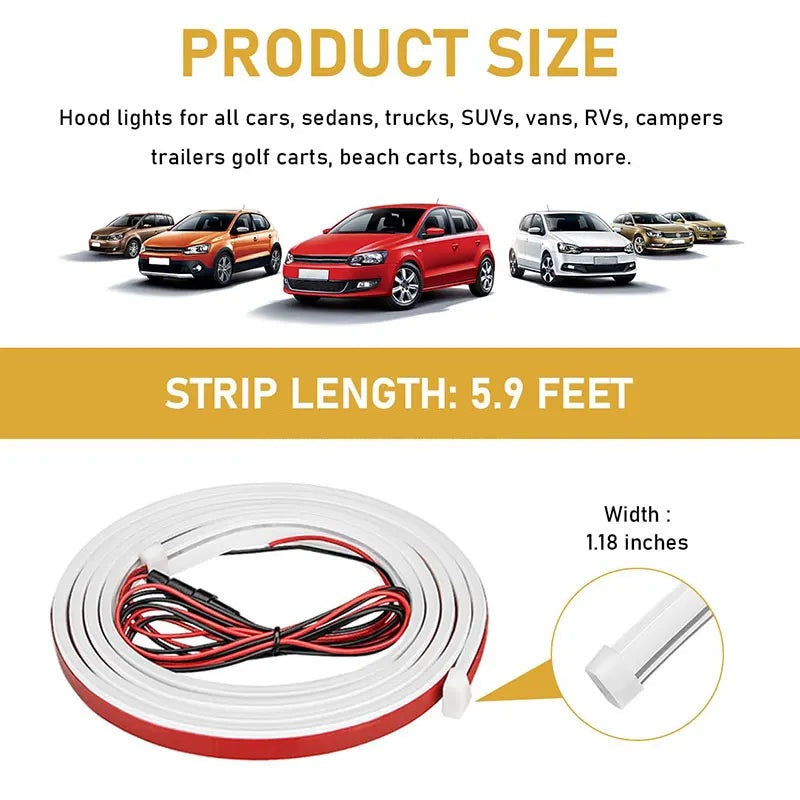 Flexible LED Daytime Running Lights for Toyota iQ (12V) - image 4