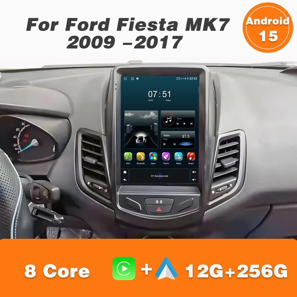 9.7" Android Car Radio for Ford Fiesta MK7 (2009-2017) GPS CarPlay