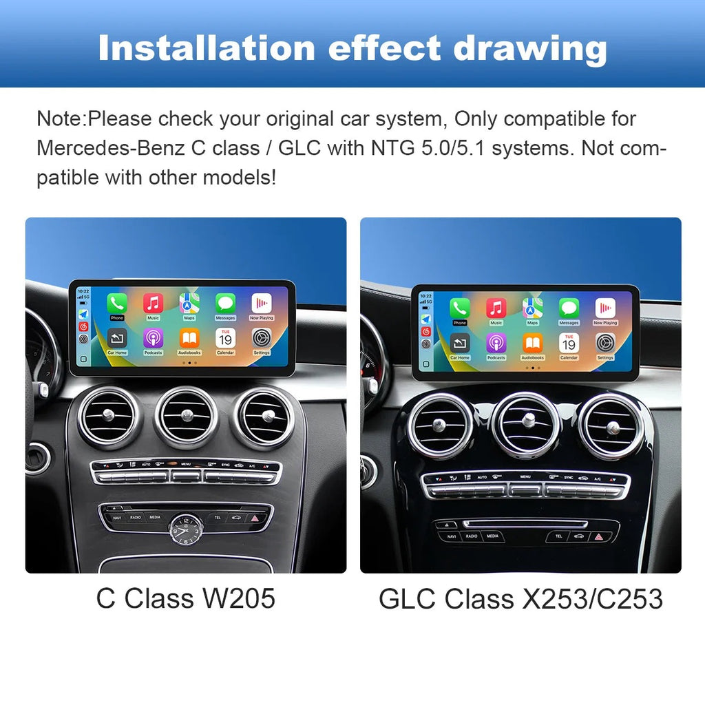 12.3" Ultra-Thin Touchscreen for Mercedes-Benz Models - image 3