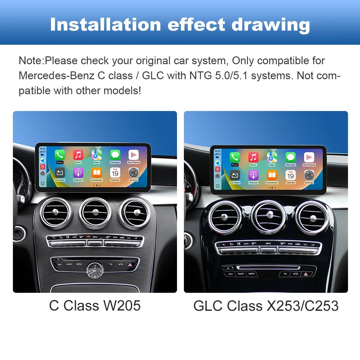 12.3" Ultra-Thin Touchscreen for Mercedes-Benz Models - image 3