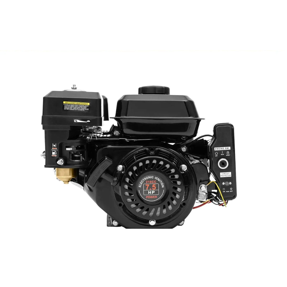 7.5HP 210cc 4-Stroke Gas Engine with Electric Start