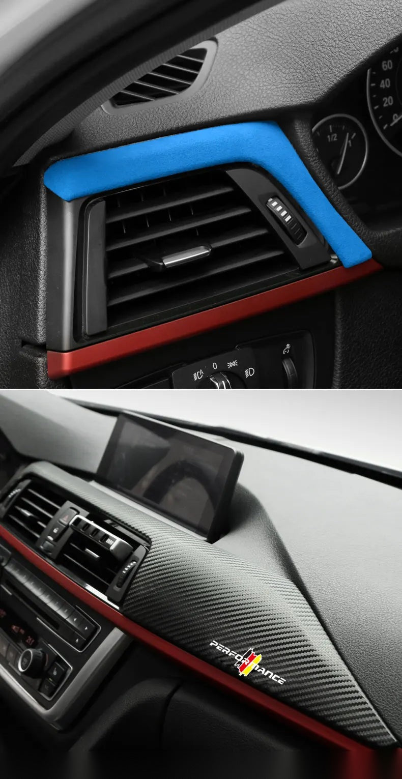 Suede Dashboard Panel Cover Trim for BMW 3 Series F30 and 4 Series