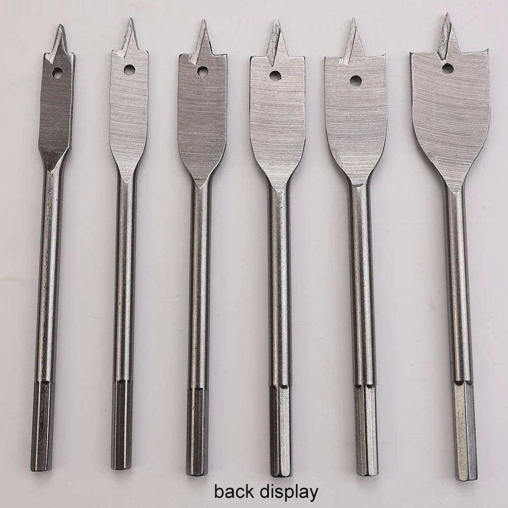 10-20mm Spade Drill Bit Set, Three-Point Flat Wood Boring Bits