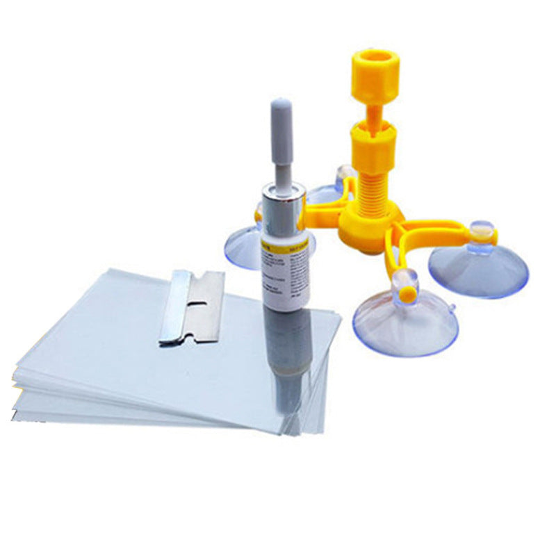 Car window glass scratch and crack restore repair kit
