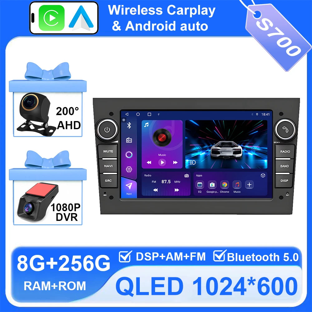7-inch Android Car Radio with CarPlay GPS for Opel Astra Vectra Zafira - image 22