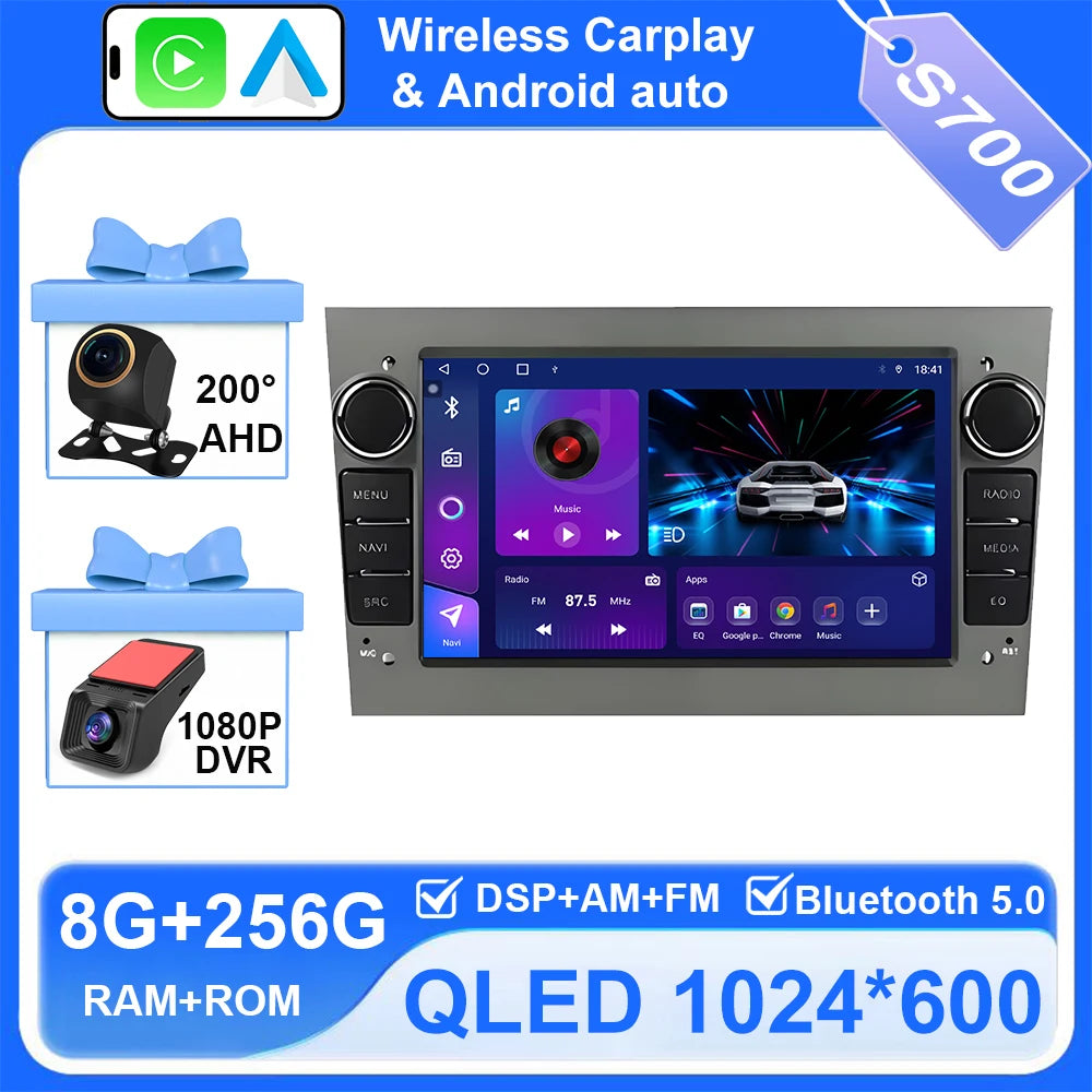 7-inch Android Car Radio with CarPlay GPS for Opel Astra Vectra Zafira - image 8