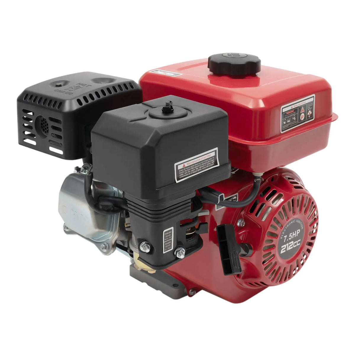 212cc 7.5HP 4-Stroke Gas Engine with Recoil Start for Pumps and Karts