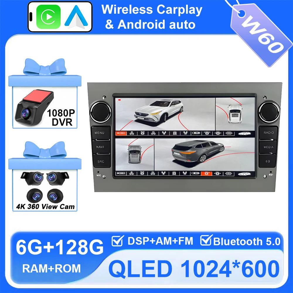 7-inch Android Car Radio with CarPlay GPS for Opel Astra Vectra Zafira - image 26