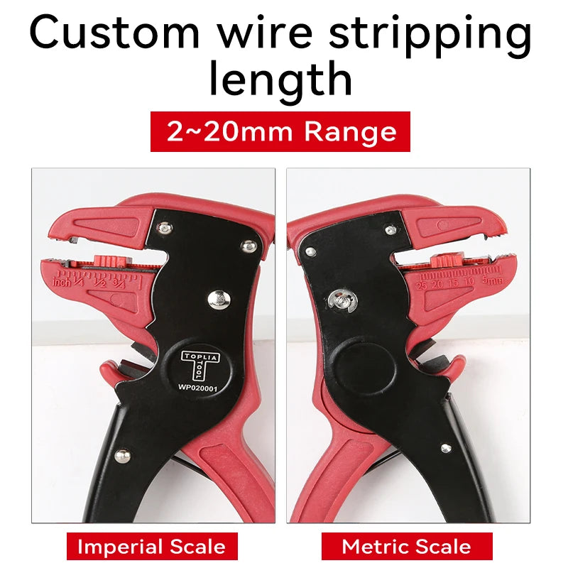 Multifunctional Duckbill Wire Stripper Automatic Wire Stripper Length Adjustable Flat Wire Cutter Wire Stripper For Electrician