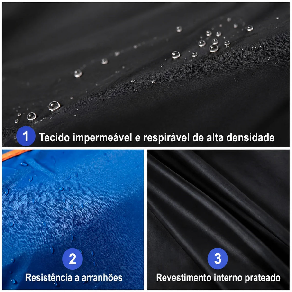 Kayme Waterproof Full Car Cover, 190T Anti-UV - image 2