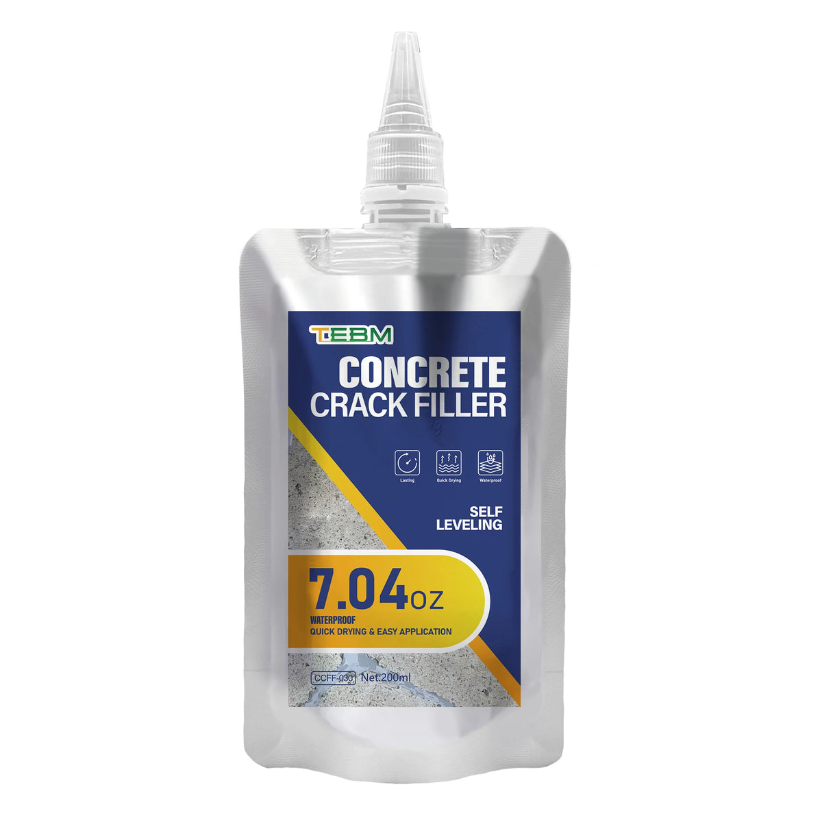 Asphalt and concrete crack filler, driveway repair sealant in 200ml and 500ml