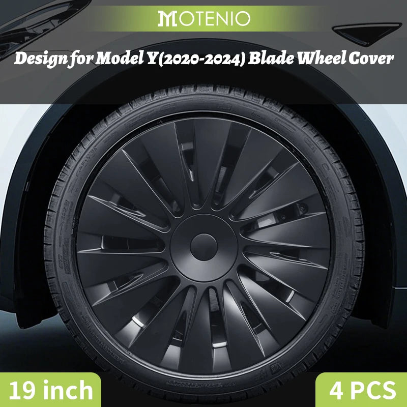 19-Inch Blade Wheel Covers for Tesla Model Y 2020-2024