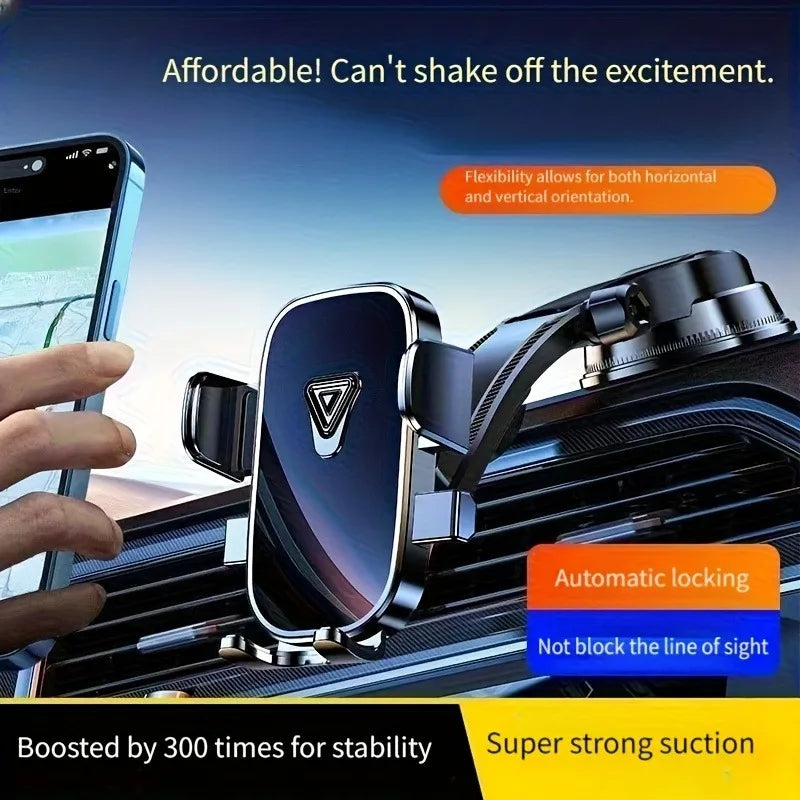 360° Rotating Car Phone Holder – Secure & Adjustable Dashboard Mount - image 3