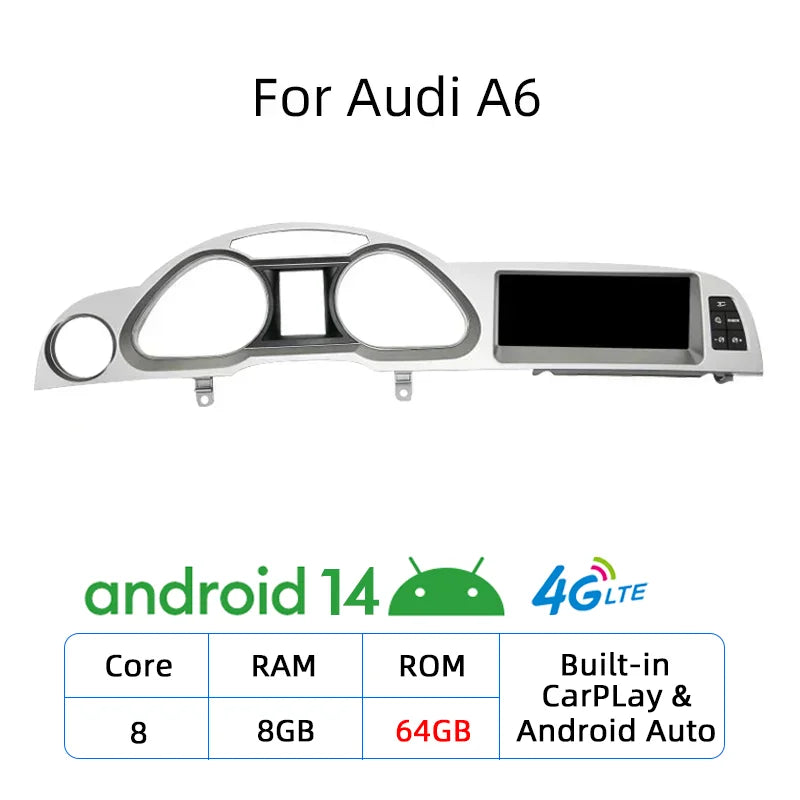 Android 14 Multimedia Player for Audi A4 A5 A6 Q7 - image 16