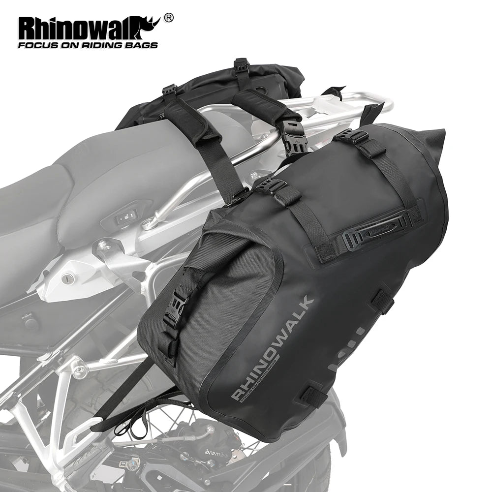 Rhinowalk Waterproof Motorcycle Side Bags 18-48L