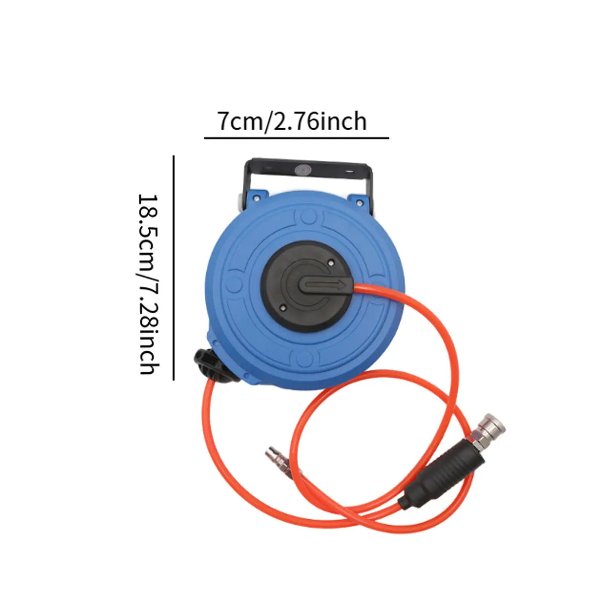 Heavy Duty Automatic Retractable Hose Reel with 180 Degree Swivel Bracket