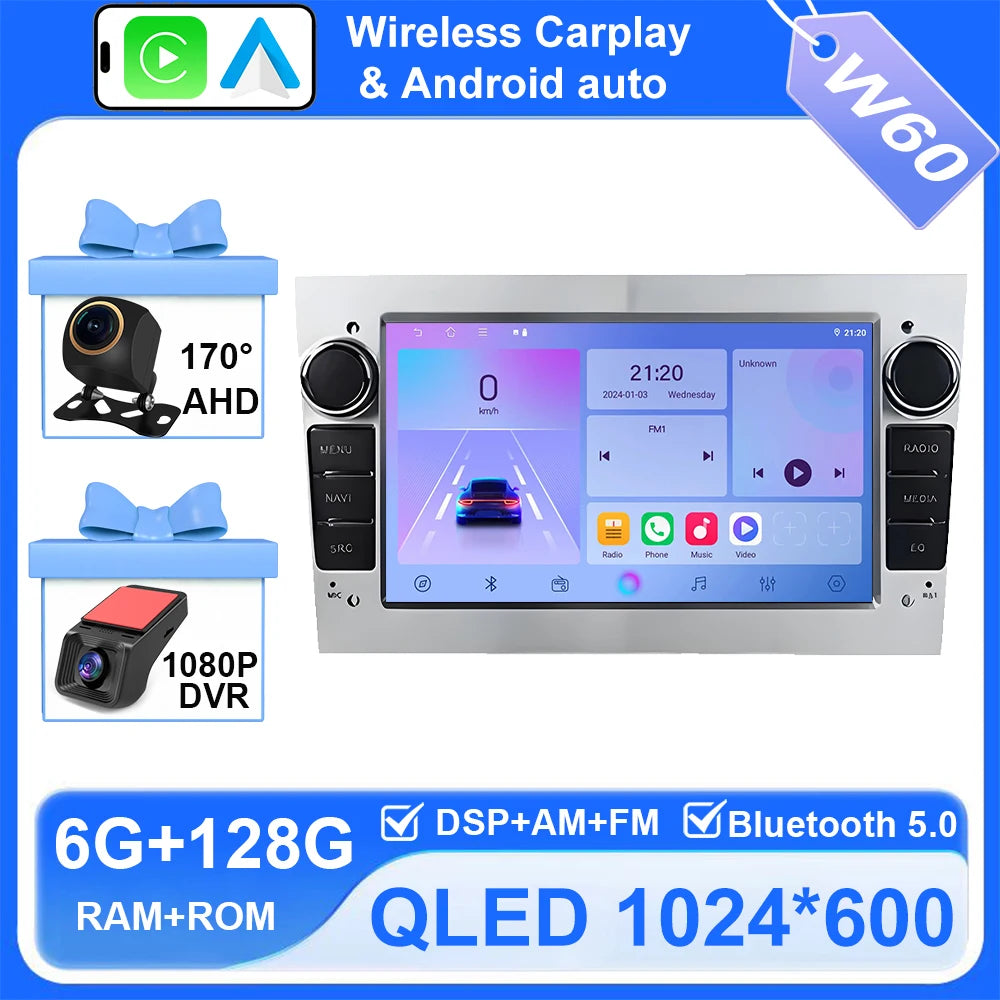 7-inch Android Car Radio with CarPlay GPS for Opel Astra Vectra Zafira - image 10