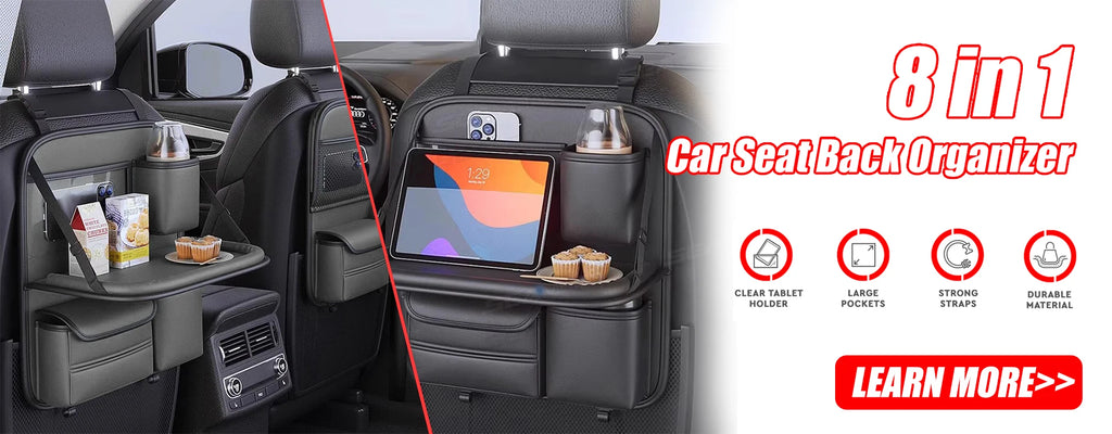 PU Leather Car Seat Cushion Cover, Front or Rear