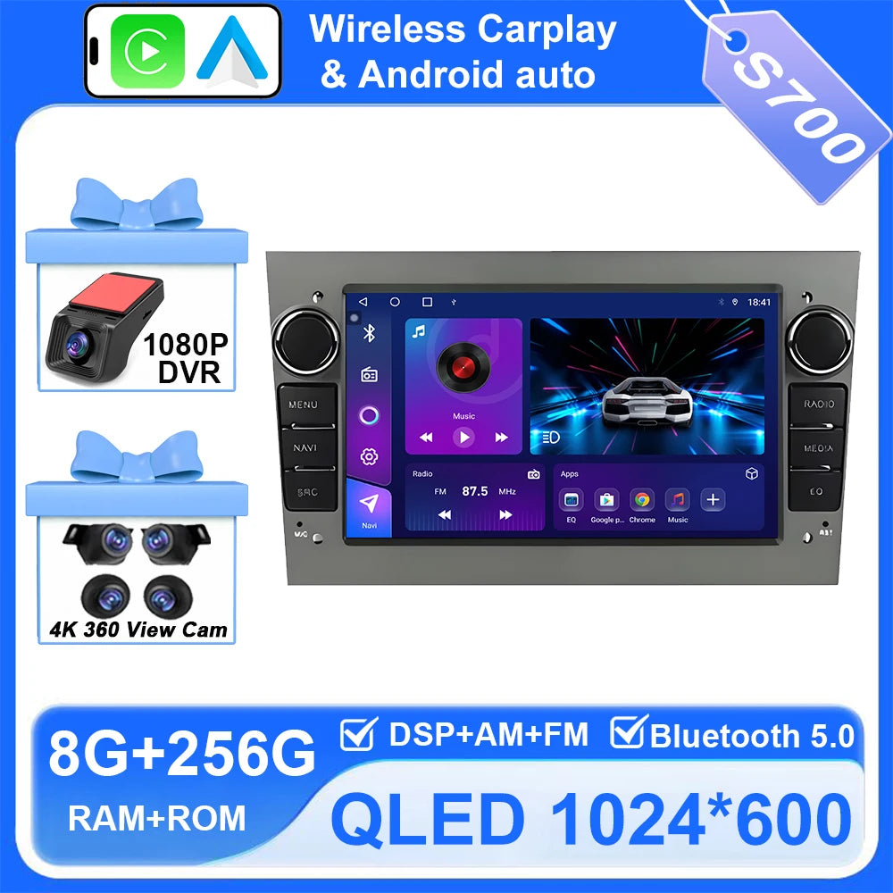 7-inch Android Car Radio with CarPlay GPS for Opel Astra Vectra Zafira - image 7