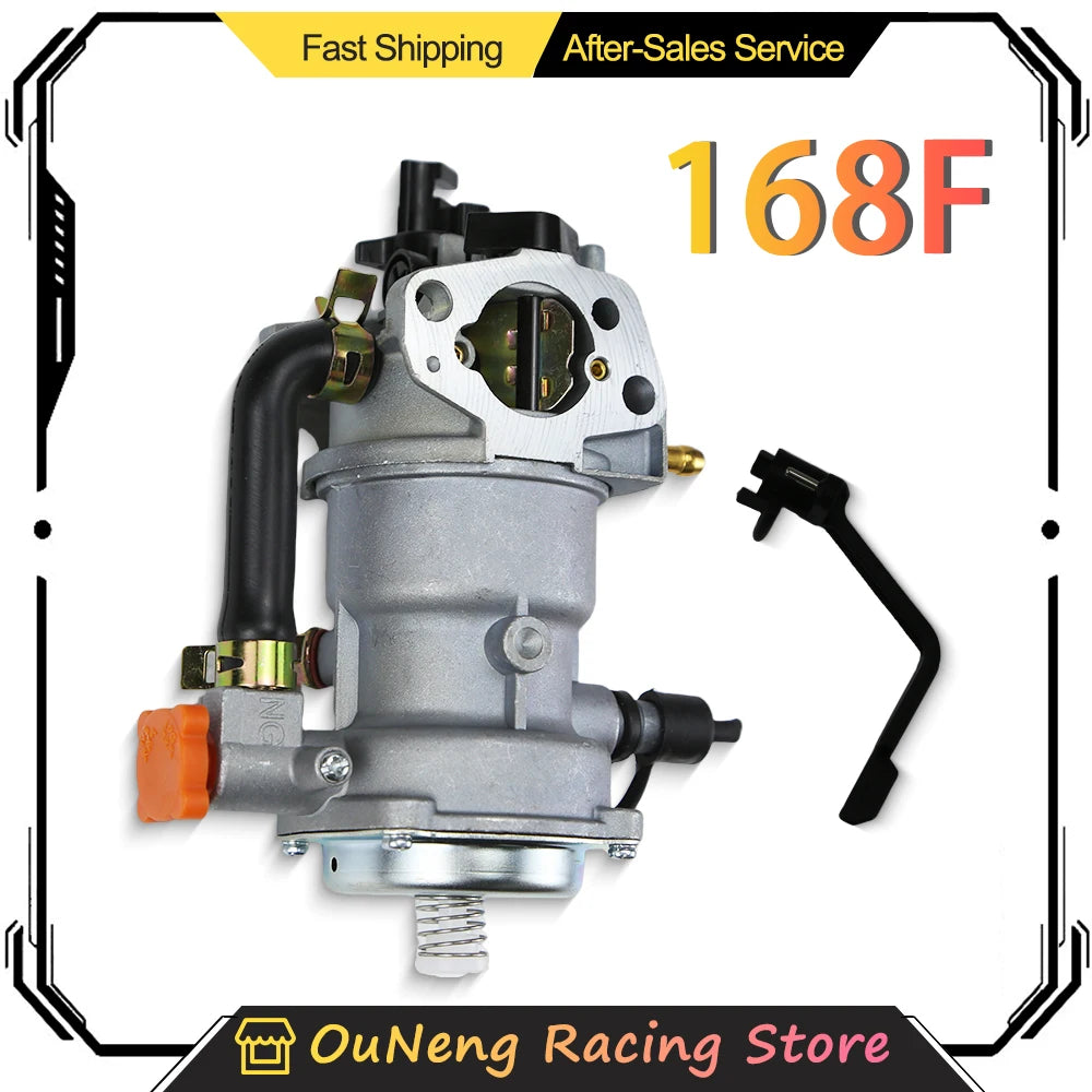 Dual Fuel Carburetor for GX160 & 168F Engines – Aluminum Alloy