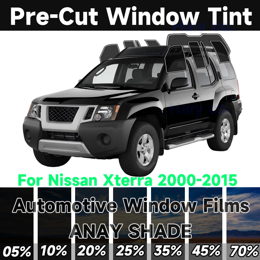 Precut Window Tint Film for Nissan Xterra (2000-2015)