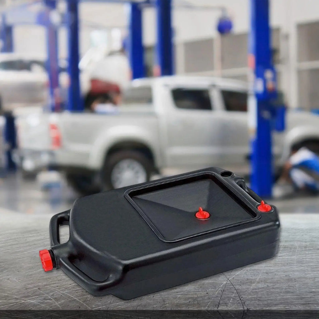 8L Oil Drain Container Leakproof with Handle Garage Truck Vehicle RV Oil Drain Pan Anti Splash Automotive Engine Oil Drip Pan