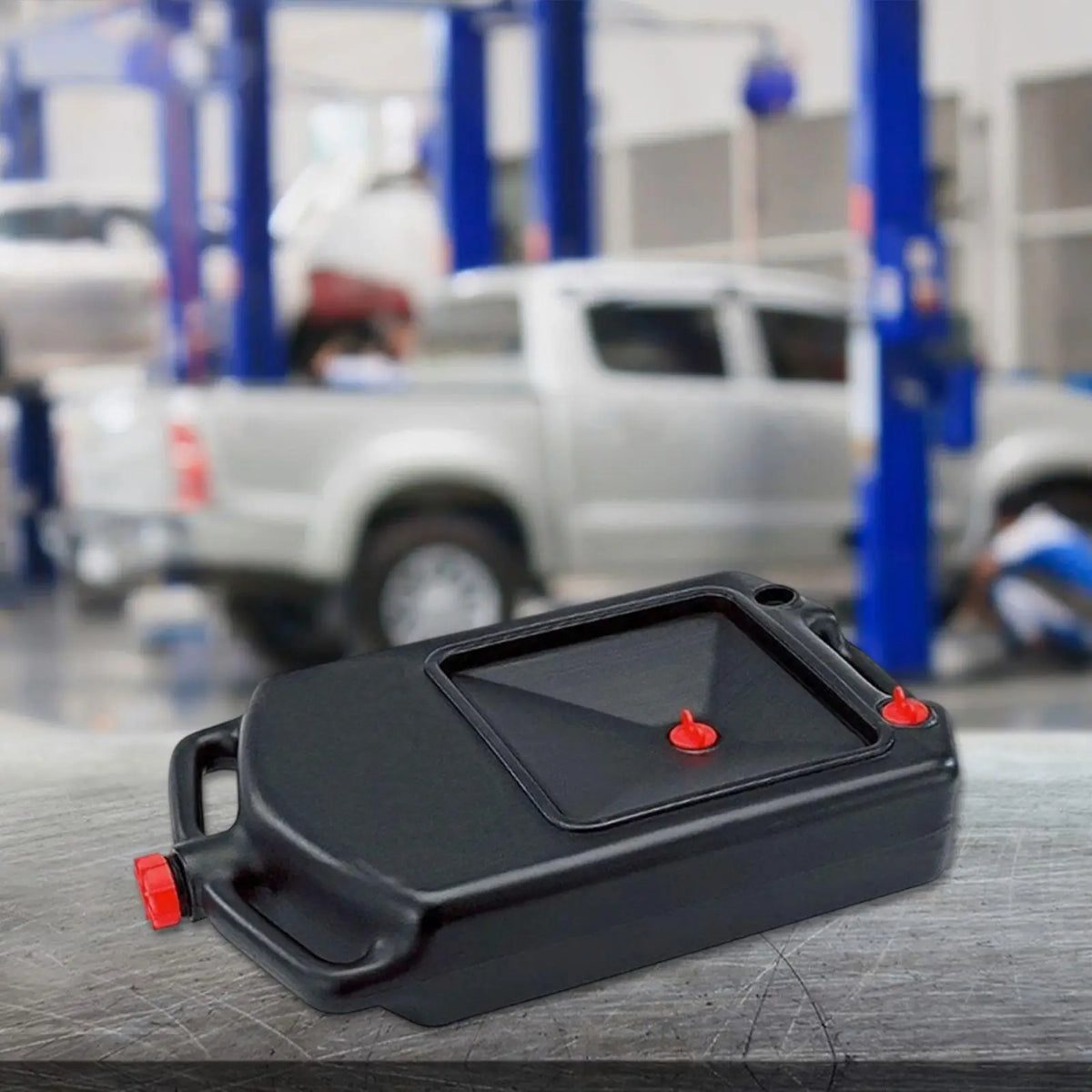 8L Oil Drain Container Leakproof with Handle Garage Truck Vehicle RV Oil Drain Pan Anti Splash Automotive Engine Oil Drip Pan