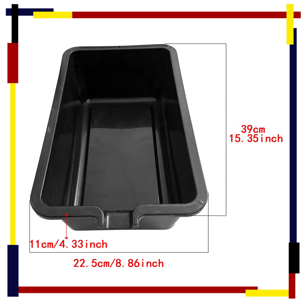 6L Car Oil Drain Pan Leakproof Oil Collection Tray for Truck Engine Part Cleaning Garage Workshop Tool