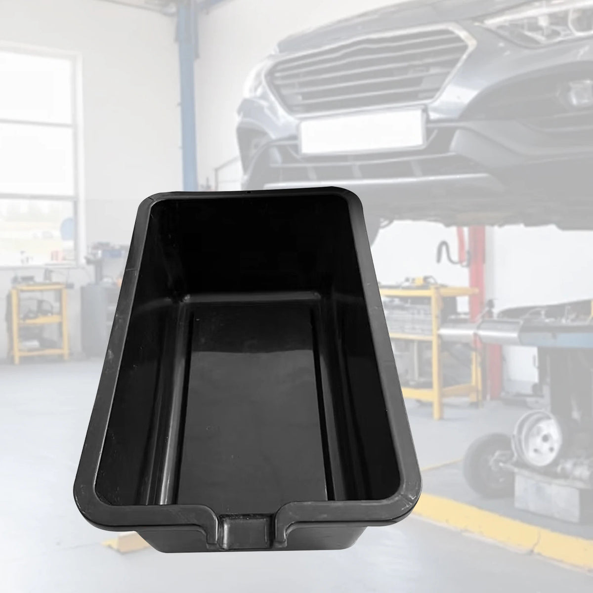 6L Car Oil Drain Pan Leakproof Oil Collection Tray for Truck Engine Part Cleaning Garage Workshop Tool
