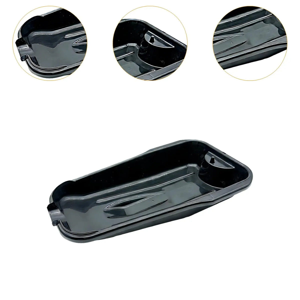 Oil Drain Pan Oil Drips Catcher Pan Universal Auto Repair Basin Oil Resistant Sturdy Oil Change Container for Garage Car Repair