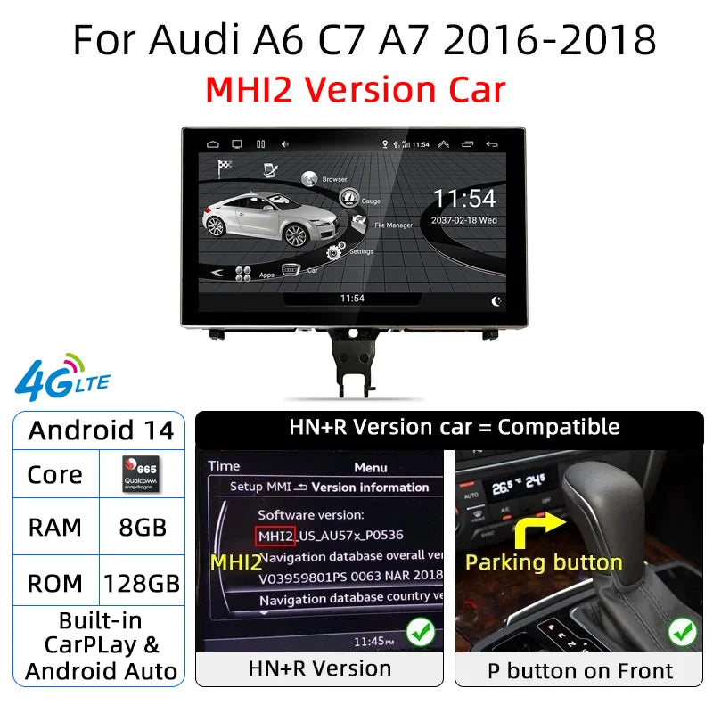 Audi A6/A7 2012-2018 Android 14 Car Multimedia Player 9-Inch - image 19