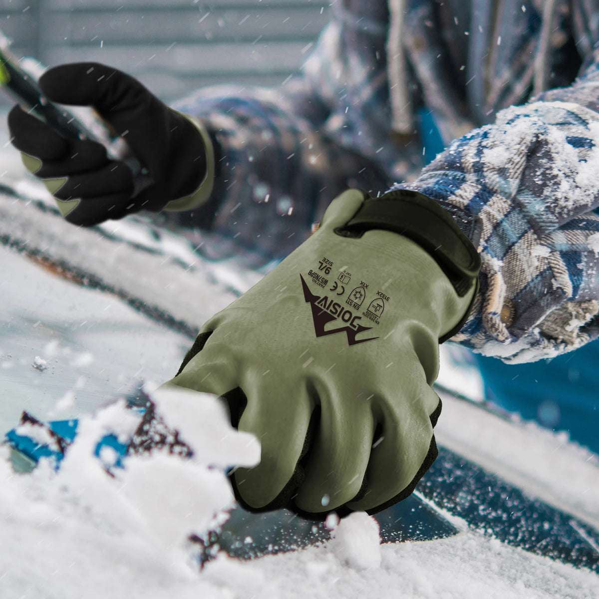 Winter Work Gloves with Thermal Liner – Latex Coated Grip