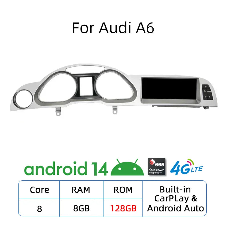 Android 14 Multimedia Player for Audi A4 A5 A6 Q7 - image 7