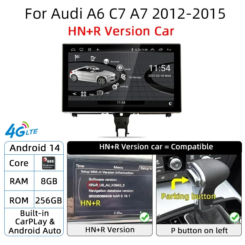 Audi A6/A7 2012-2018 Android 14 Car Multimedia Player 9-Inch - image 20