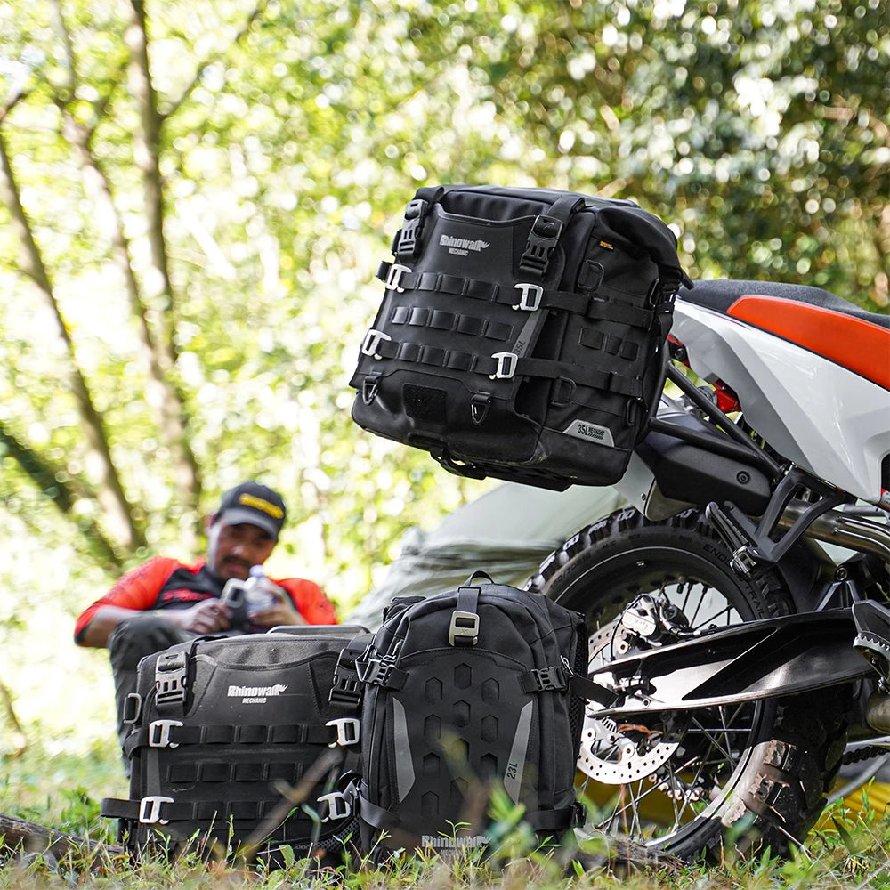 Rhinowalk 35L Quick-Release Waterproof Motorcycle Saddlebag - image 2