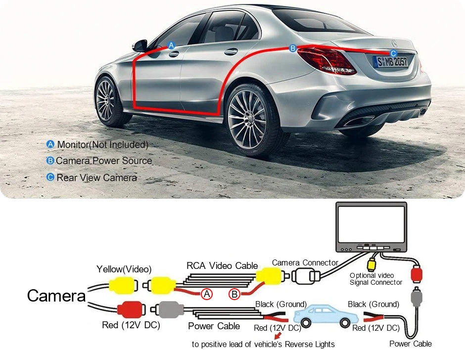 1080P AHD Backup Camera for BMW 3/5/X Series with Night Vision - image 18