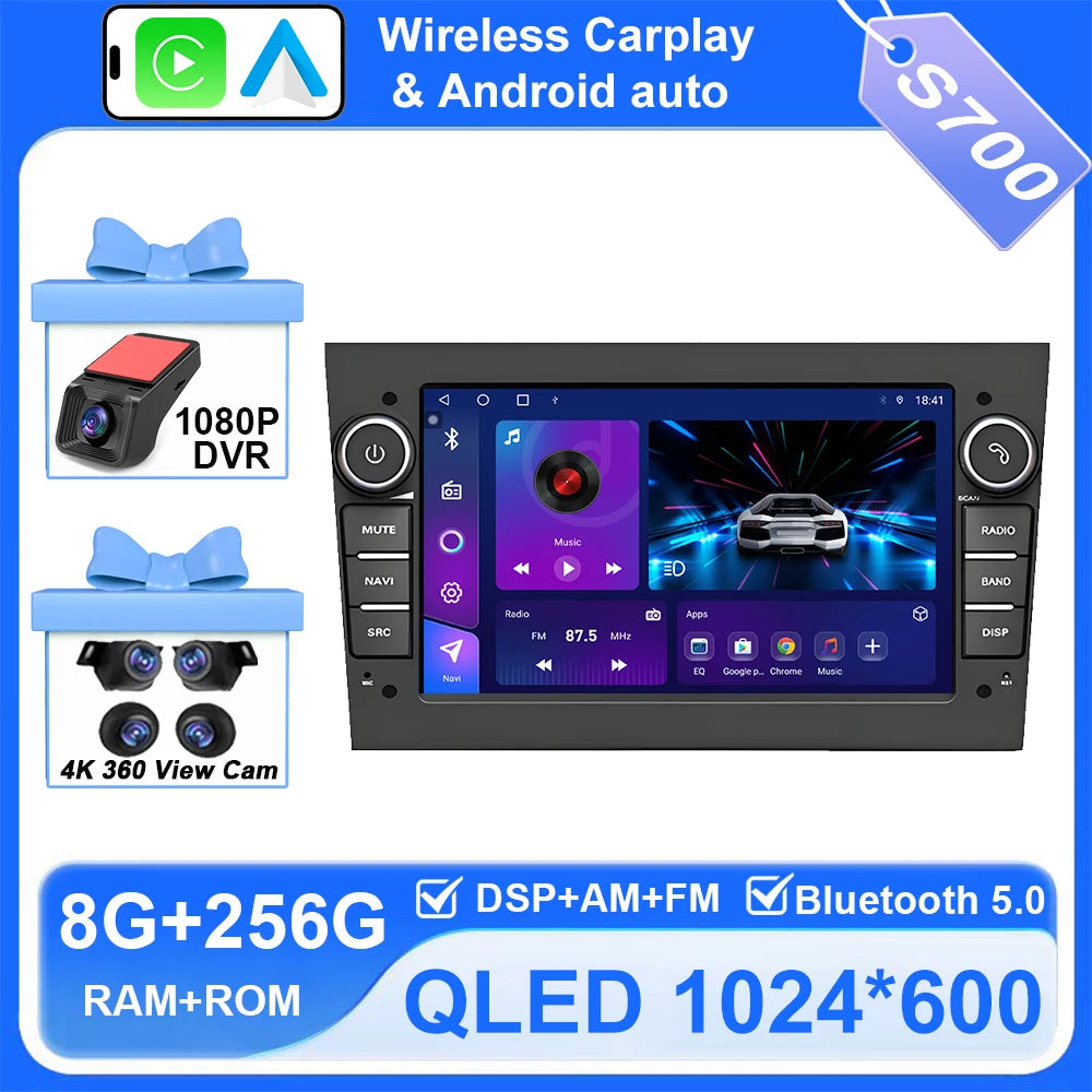 7-inch Android Car Radio with CarPlay GPS for Opel Astra Vectra Zafira - image 16