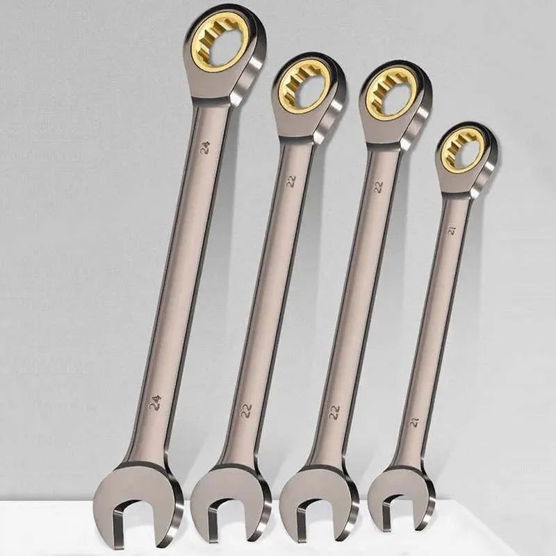 6–32mm Dual-Use Ratchet Combination Wrench