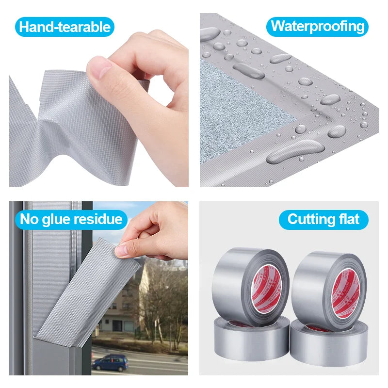 Heavy Duty Industrial Grade Color Duct Tape 30/40/50mm Waterproof for Home DIY Repairs