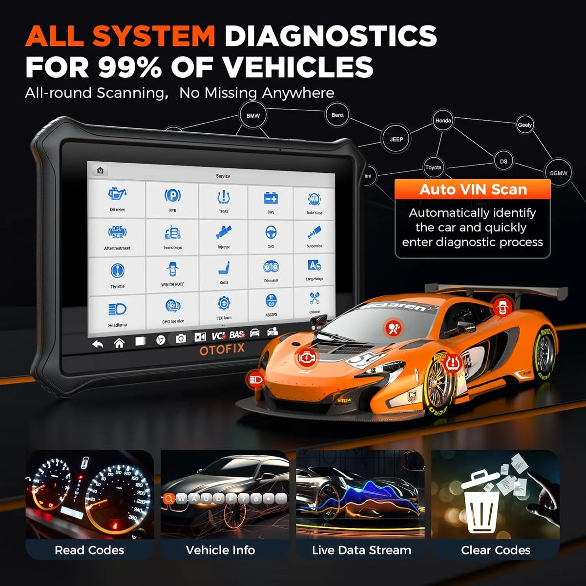 OTOFIX D1 Lite OBD2 Scanner with Bi-Directional Control - image 4