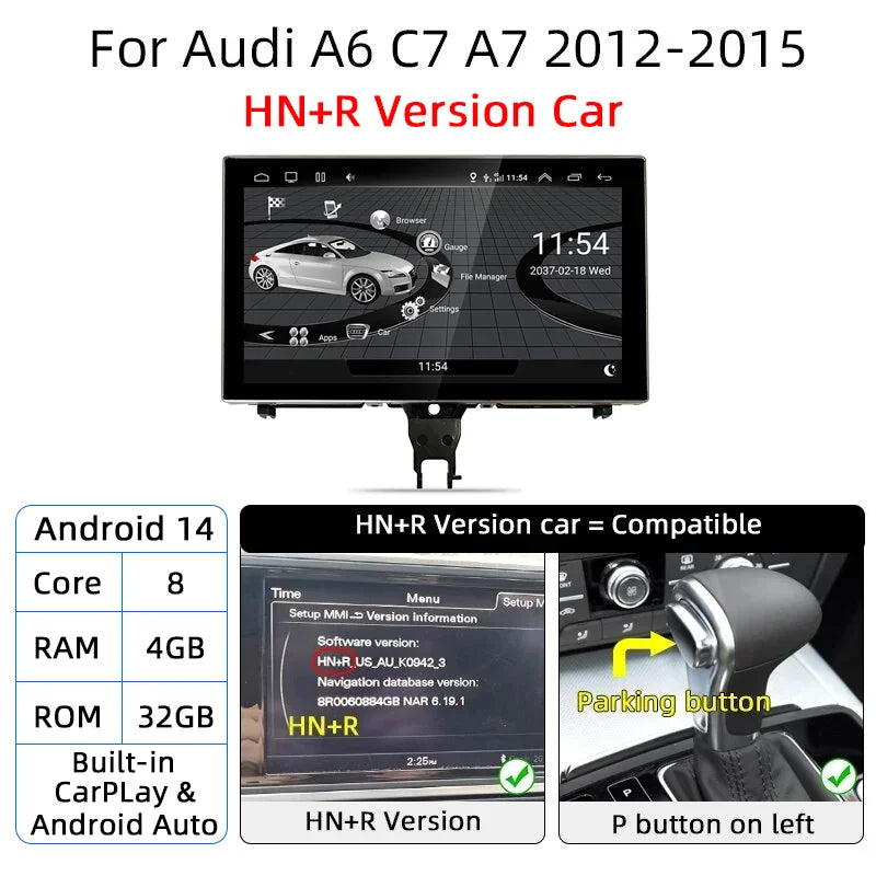 Audi A6/A7 2012-2018 Android 14 Car Multimedia Player 9-Inch - image 16