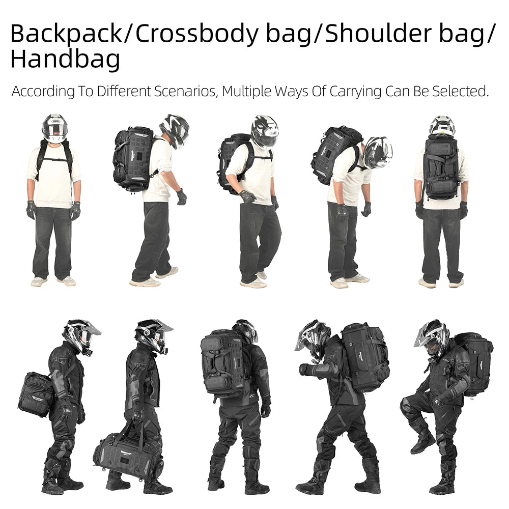 Rhinowalk 70L Magnetic Motorcycle Saddle Bag - image 6