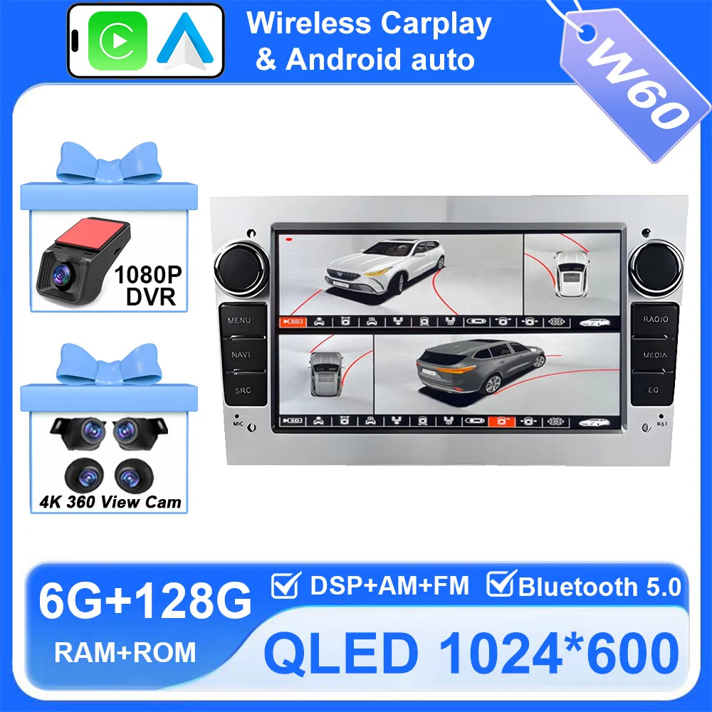 7-inch Android Car Radio with CarPlay GPS for Opel Astra Vectra Zafira - image 20