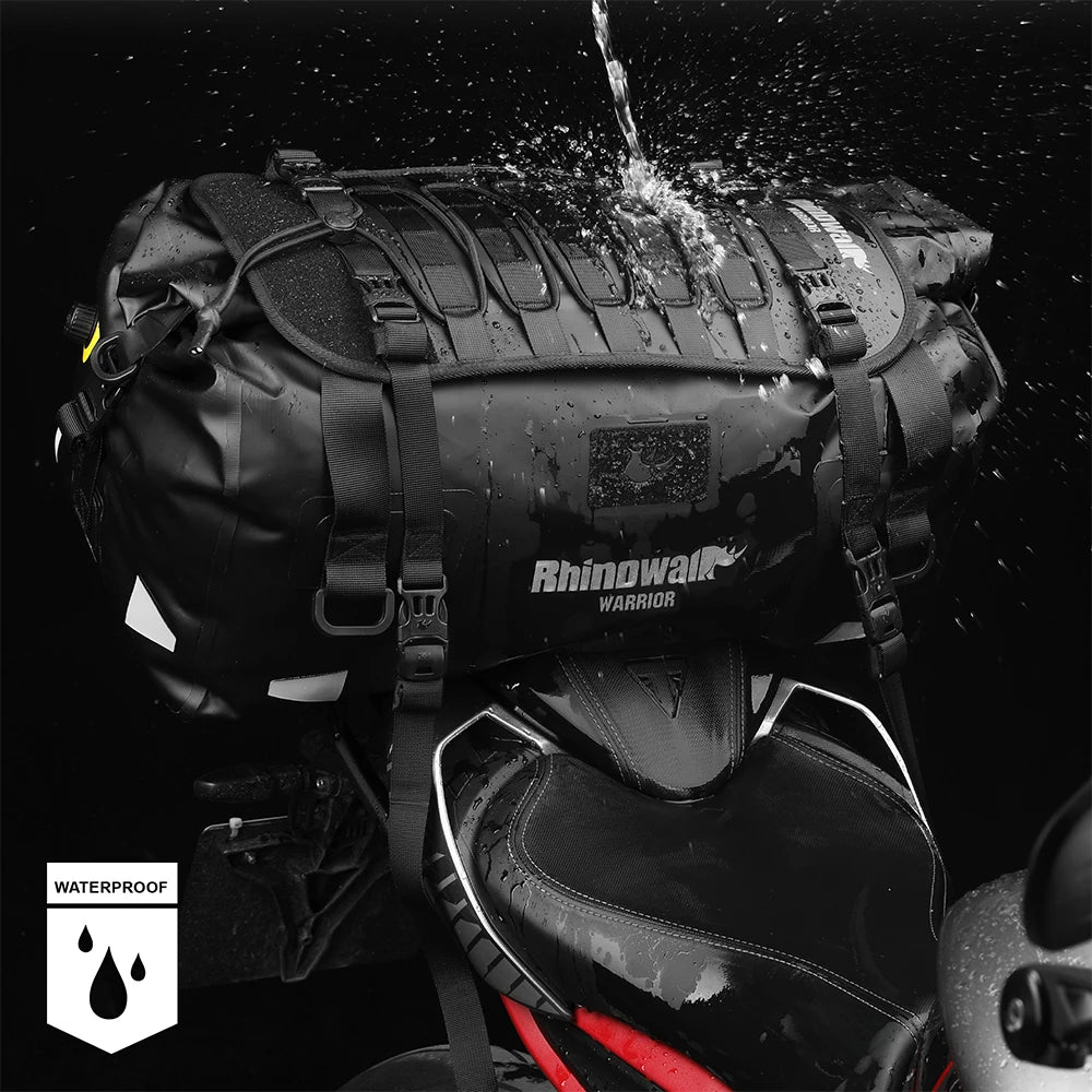 Rhinowalk Waterproof Motorcycle Saddle Bags 20-65L - image 2