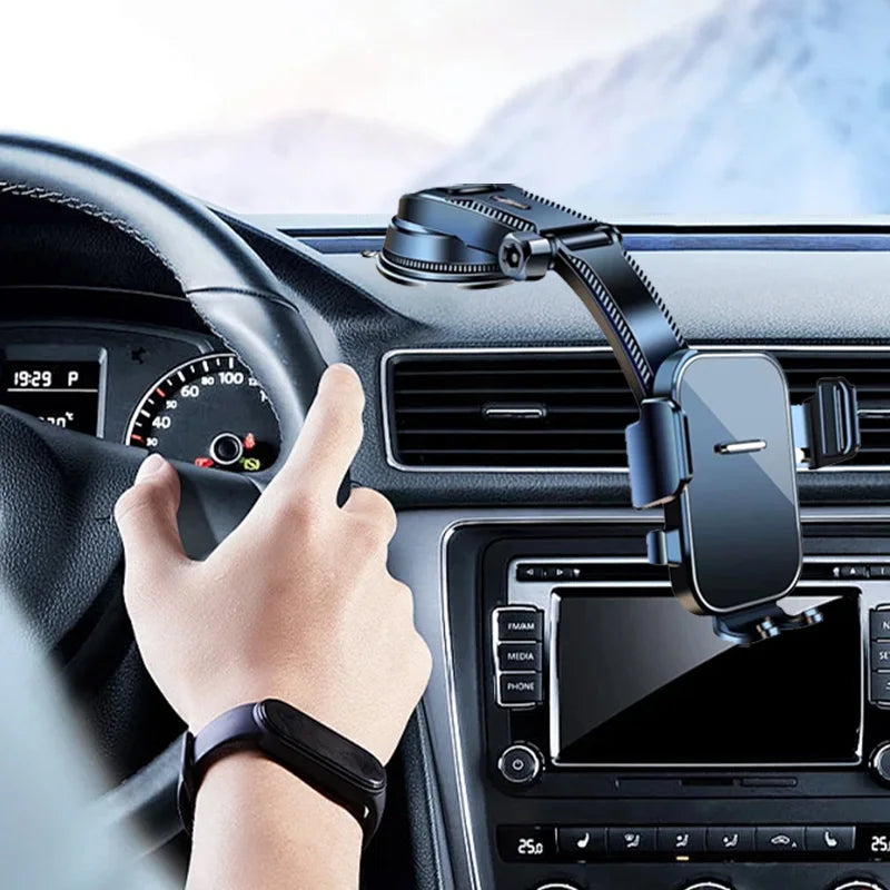 Universal Car Phone Mount for Dashboard & Windshield – GPS Holder - image 5