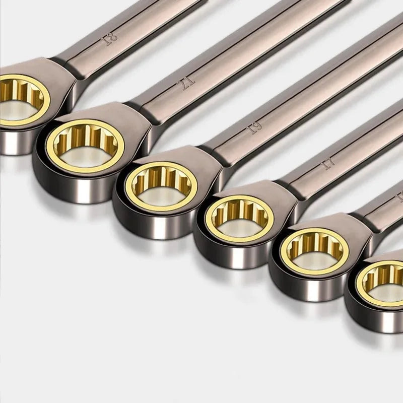 6–32mm Dual-Use Ratchet Combination Wrench