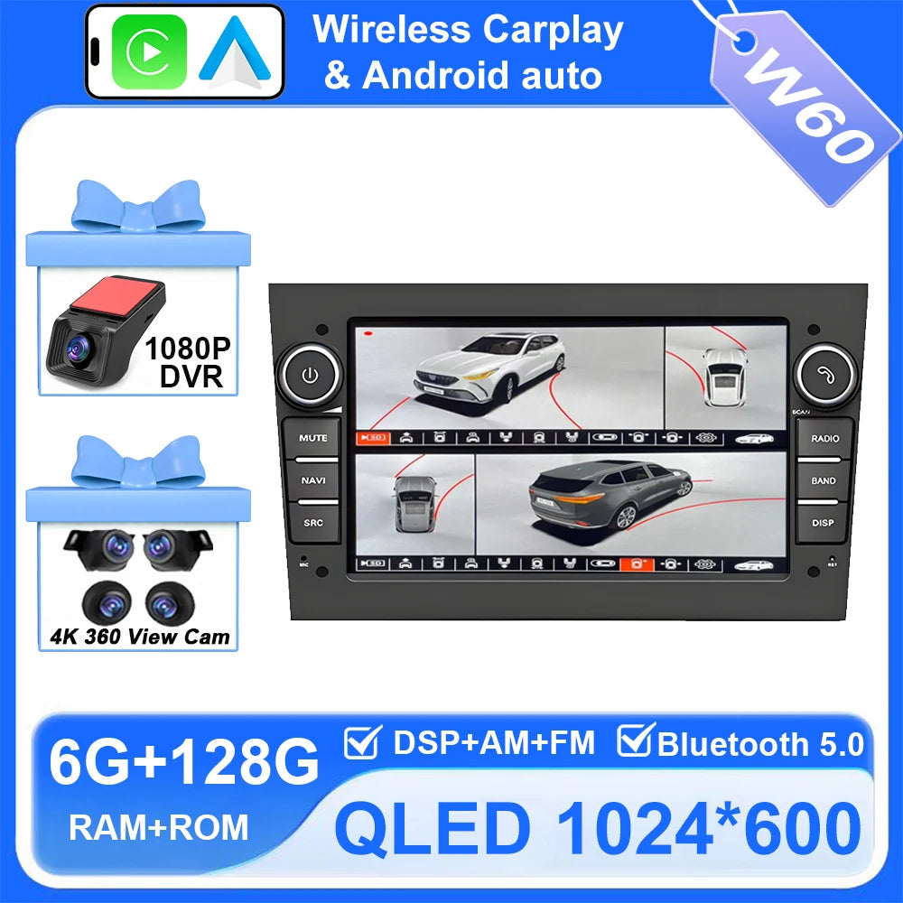 7-inch Android Car Radio with CarPlay GPS for Opel Astra Vectra Zafira - image 23