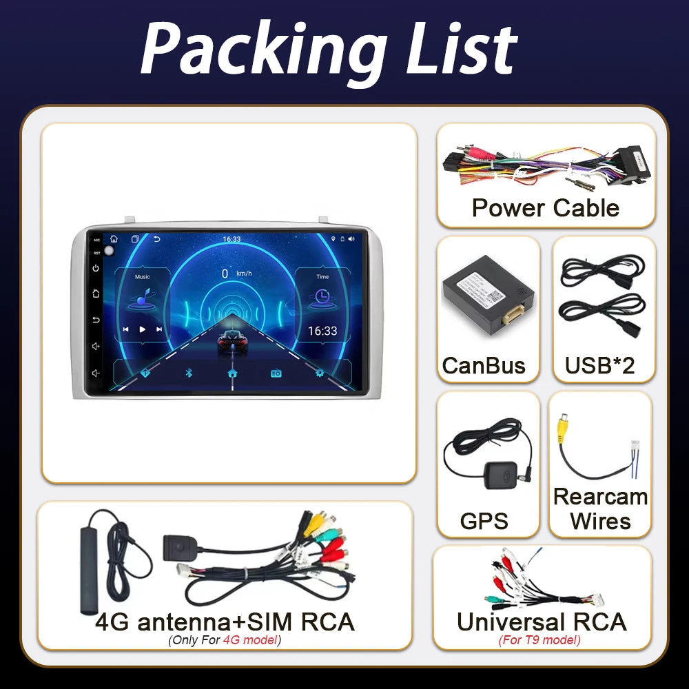 Android 12 Car Stereo Alfa Romeo 147 2000-2010 7-inch GPS Bluetooth - image 4